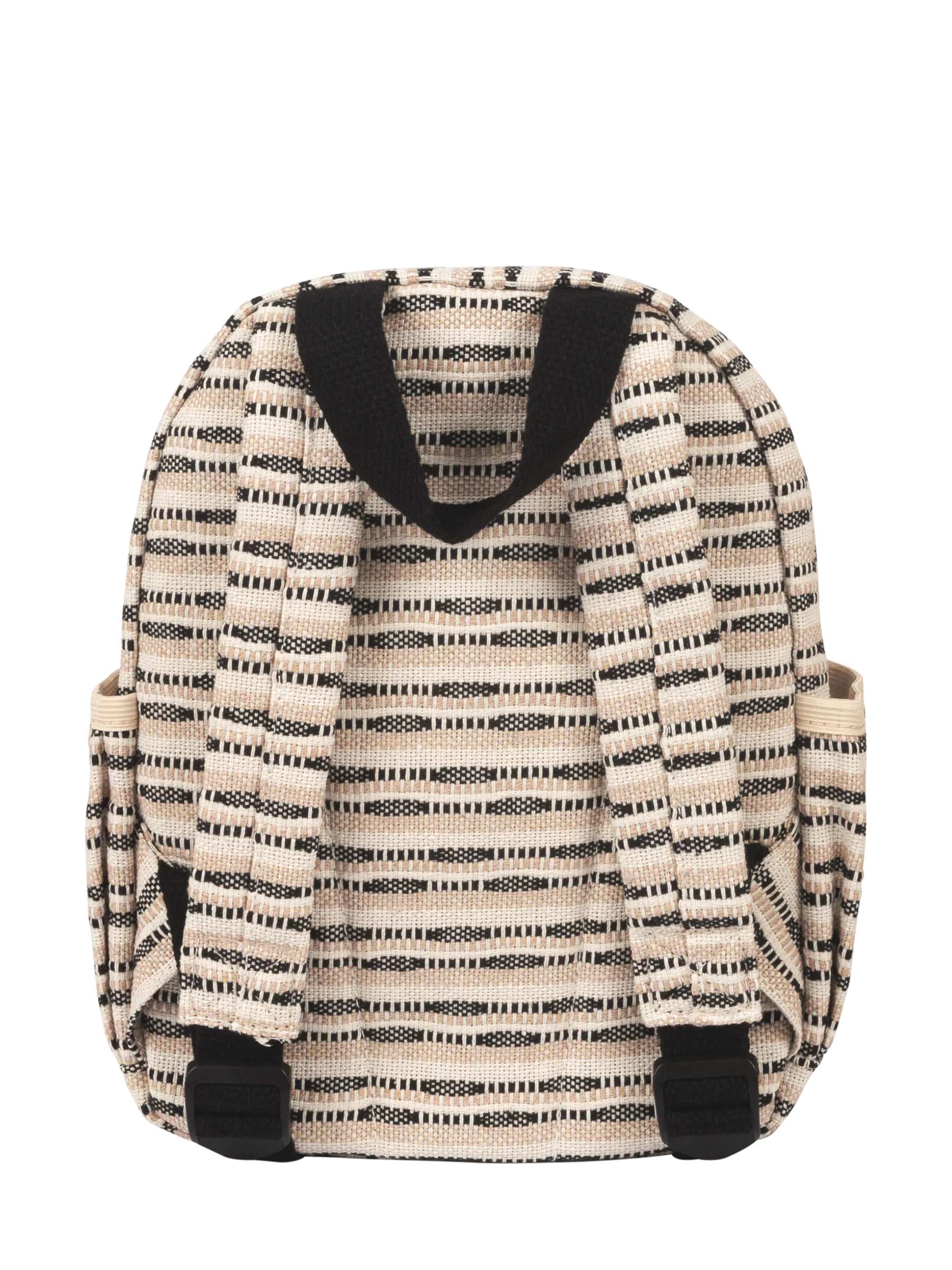 Backpack (Black Striped Canvas) - Image 4