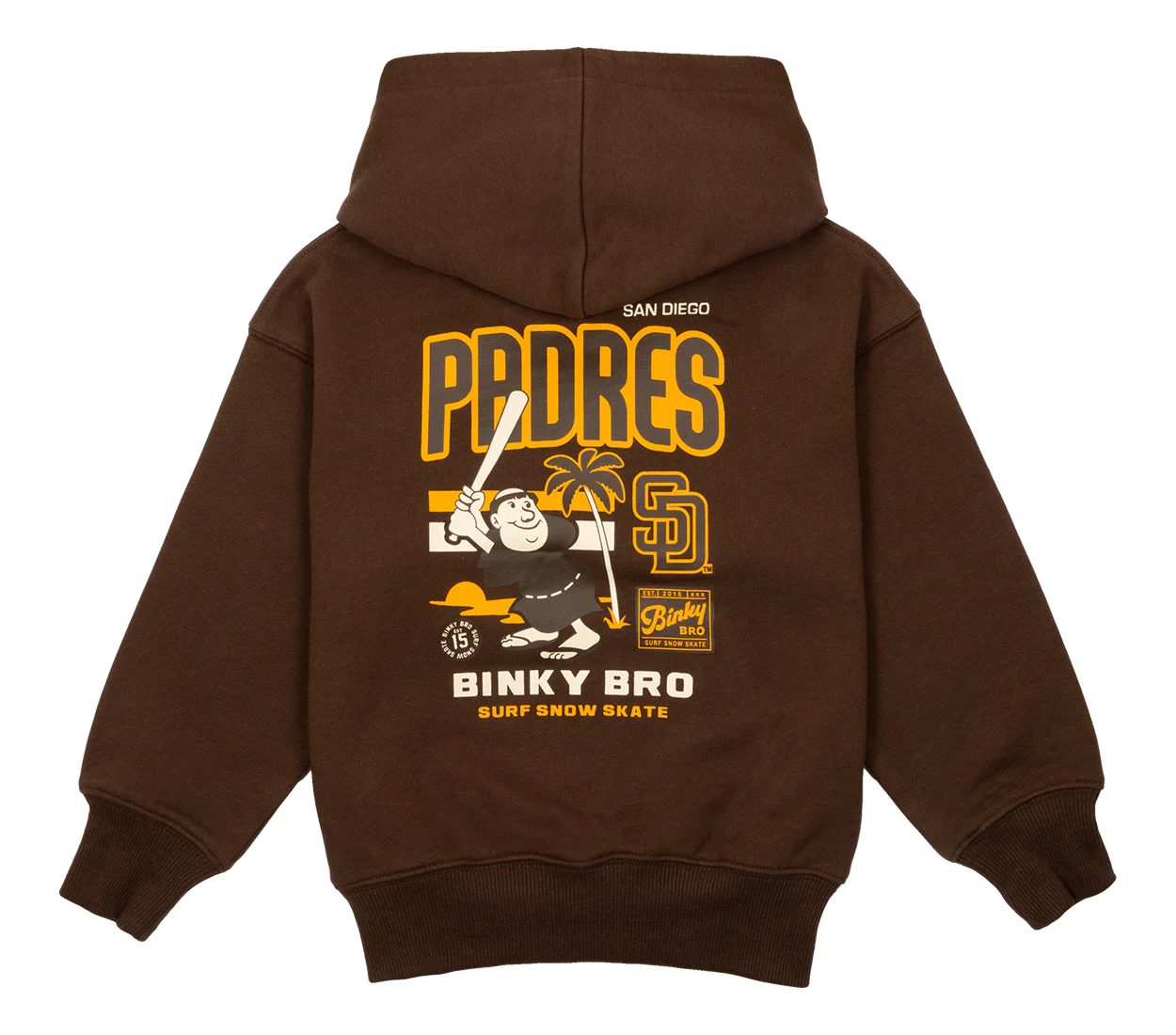 Padres Friar Hoodie Brown